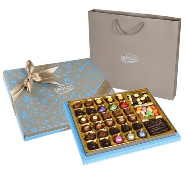 Düet Kutu Hediye Spesiyal Çikolata 630 gr.