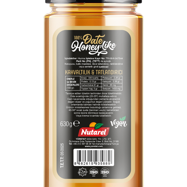 Date Honey - %100 Hurma Bal Kıvamında 630 Gr.